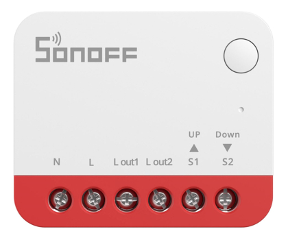 Inteligentny sterownik Sonoff Smart przełącznik rolet MINI-ZBRBS-E ZigBee